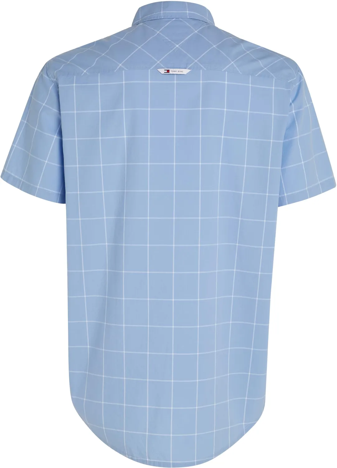 Tommy Jeans TJM Reg Check Poplin Hemd DM0DM18967 XXS Blau