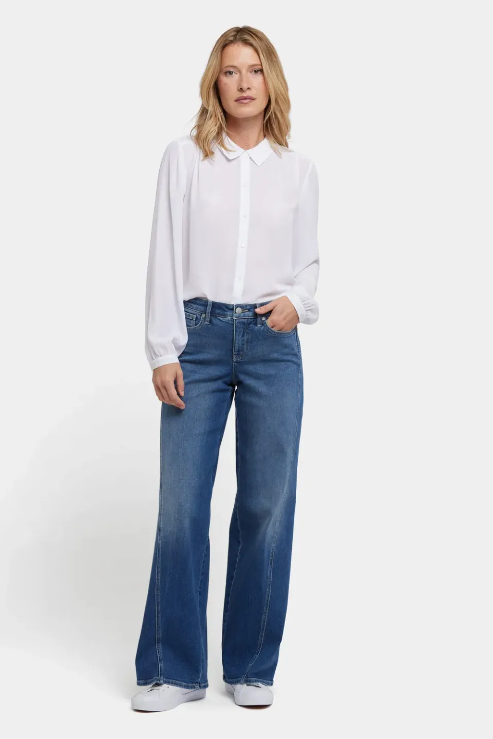 NYDJ Teresa Wide Leg Jeans Romantic Indigo Damen