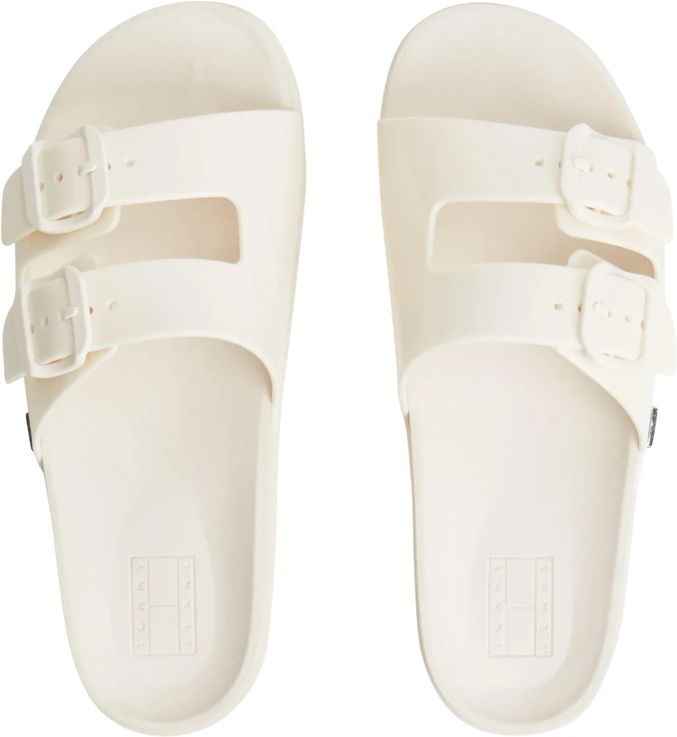 Tommy Jeans Comfort Jelly Slides Pantoletten Damen Beige 39