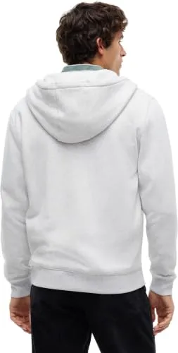 Tommy Jeans TJM DM0DM20743 Zip-Hoodie Grau M Fleece