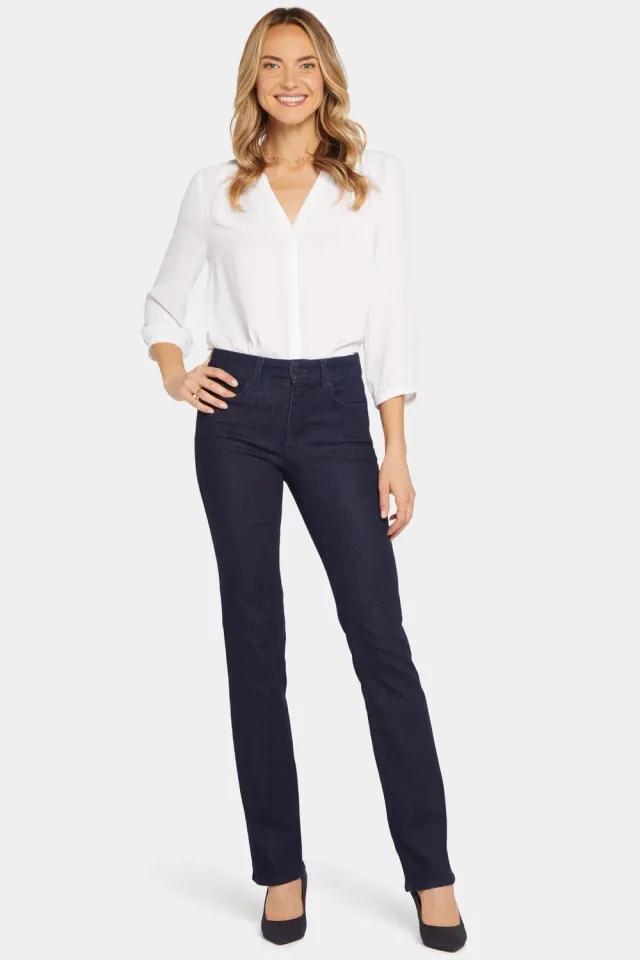 NYDJ Marilyn Straight Jeans Tall Rinse gerade