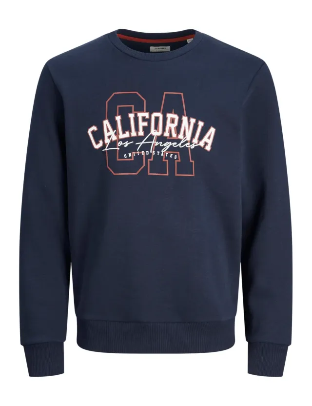 JJ Rebel Jrebnewyork Herren Sweatshirt Crew Neck Grün