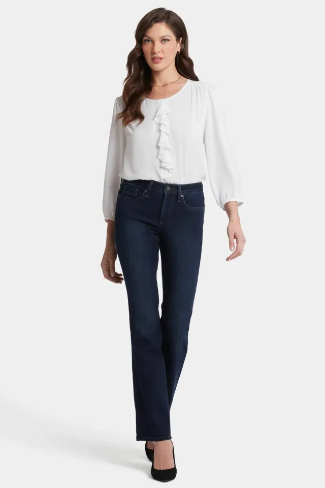 NYDJ Barbara Bootcut Jeans Burbank Wash mit Lift Tuck
