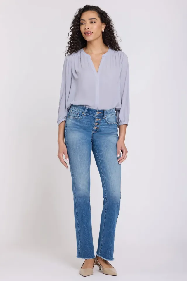 NYDJ Barbara Bootcut Jeans Pacifica mittelblau
