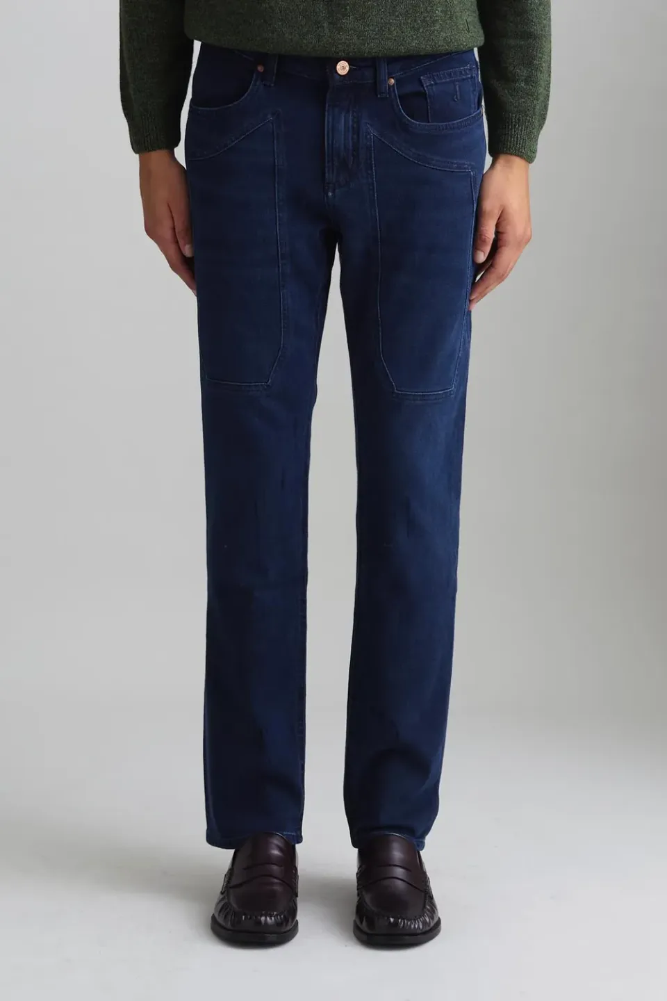 Jeckerson John Jeans Herren mittelblau Slim Fit Denim