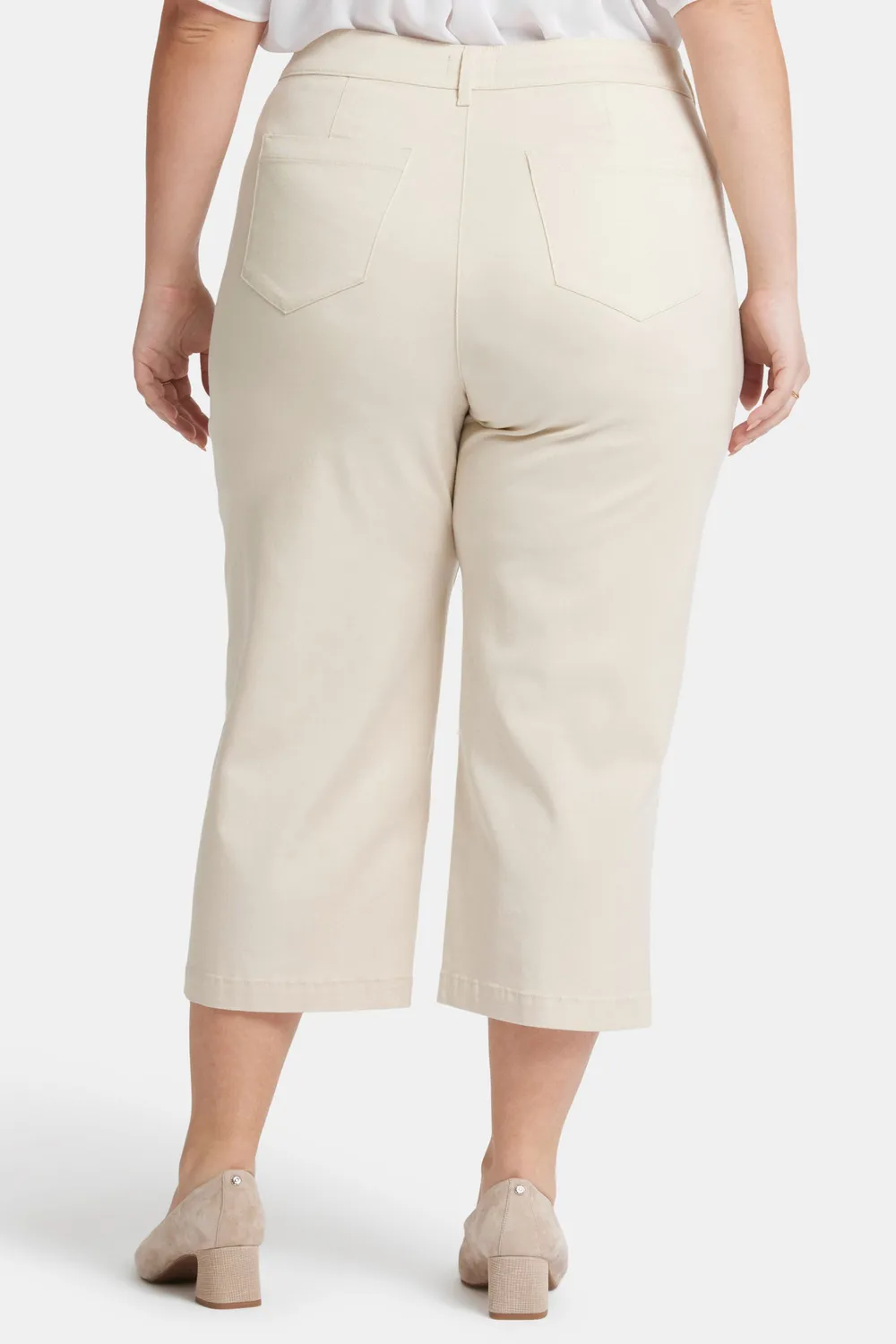 NYDJ Utility Hose White Creek Plus Size weiß