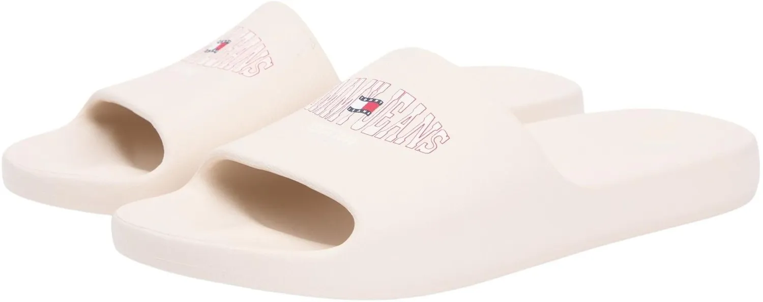 Tommy Jeans Injected Sandal Slides Schwarz Gr 43