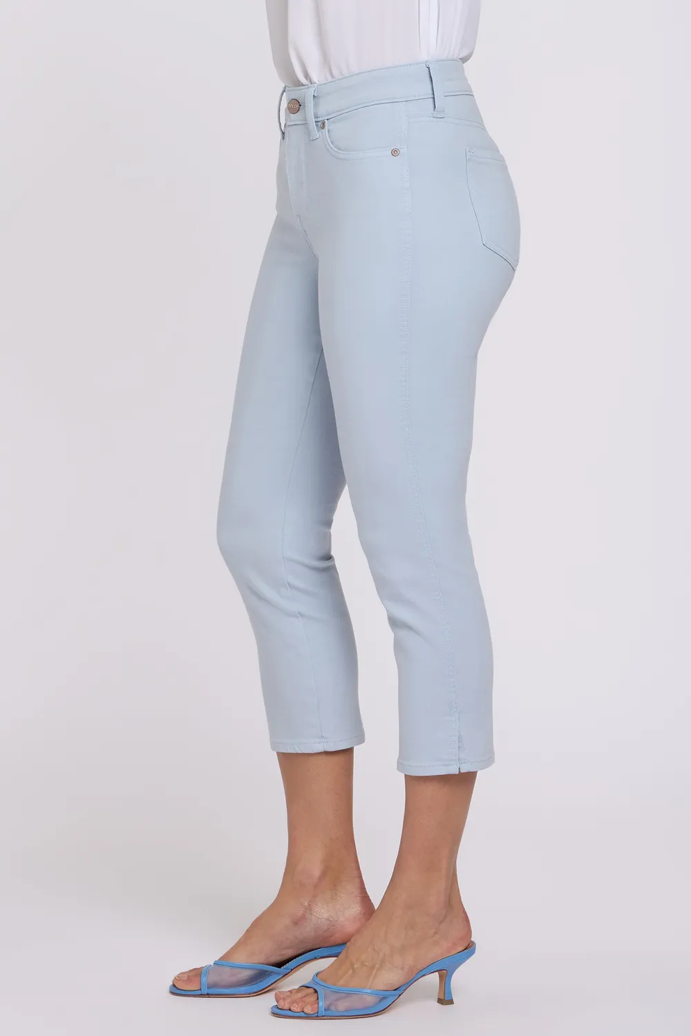 NYDJ Chloe Capri Jeans Blue Clover kurz