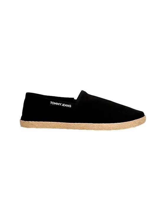 Tommy Jeans Espadrilles Stoffschuhe Schwarz Gr.46 luftig