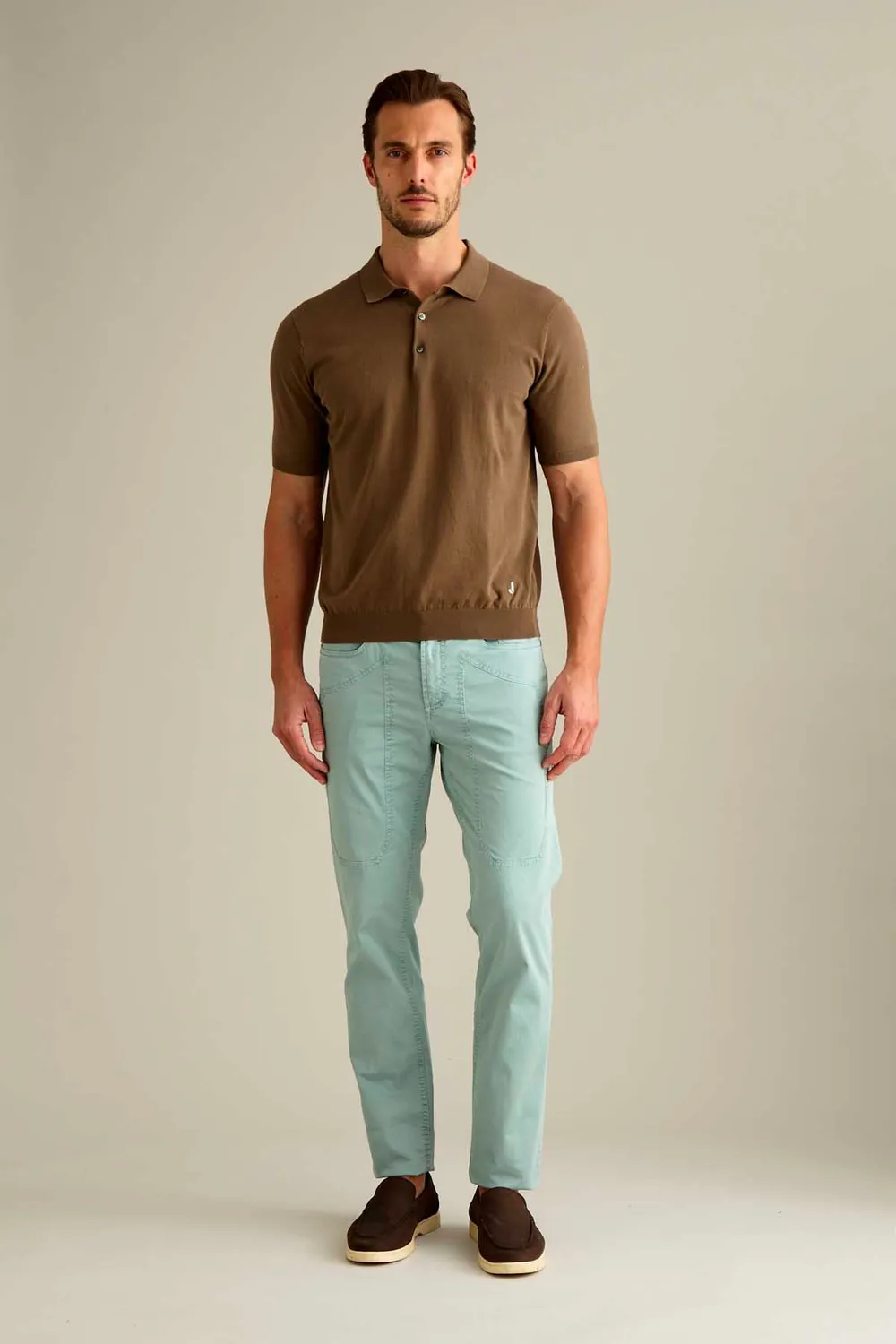 Jeckerson John Slim Fit Chino Hose pastellgrün