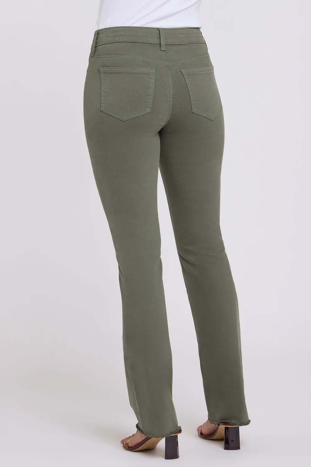 NYDJ Barbara Bootcut Jeans Desert Green Grün formend