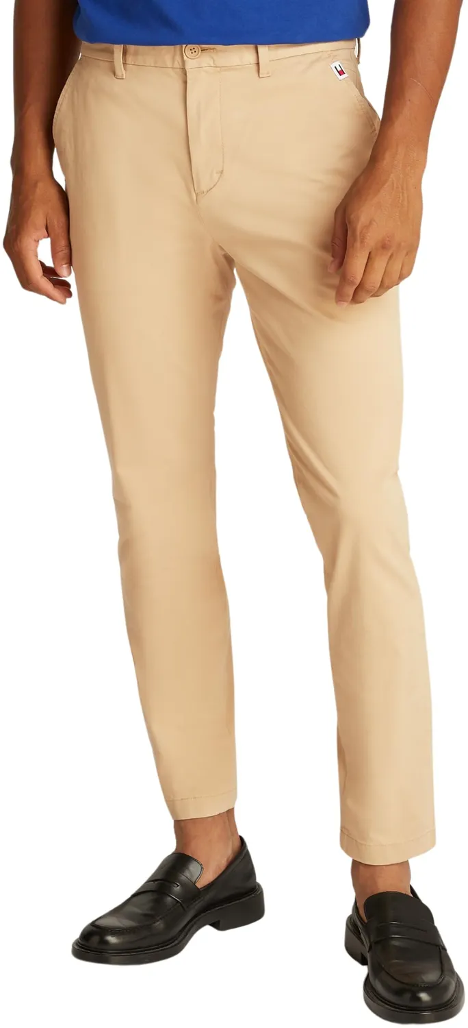 Tommy Jeans Austin Stretch Chino Herren Blau Beige