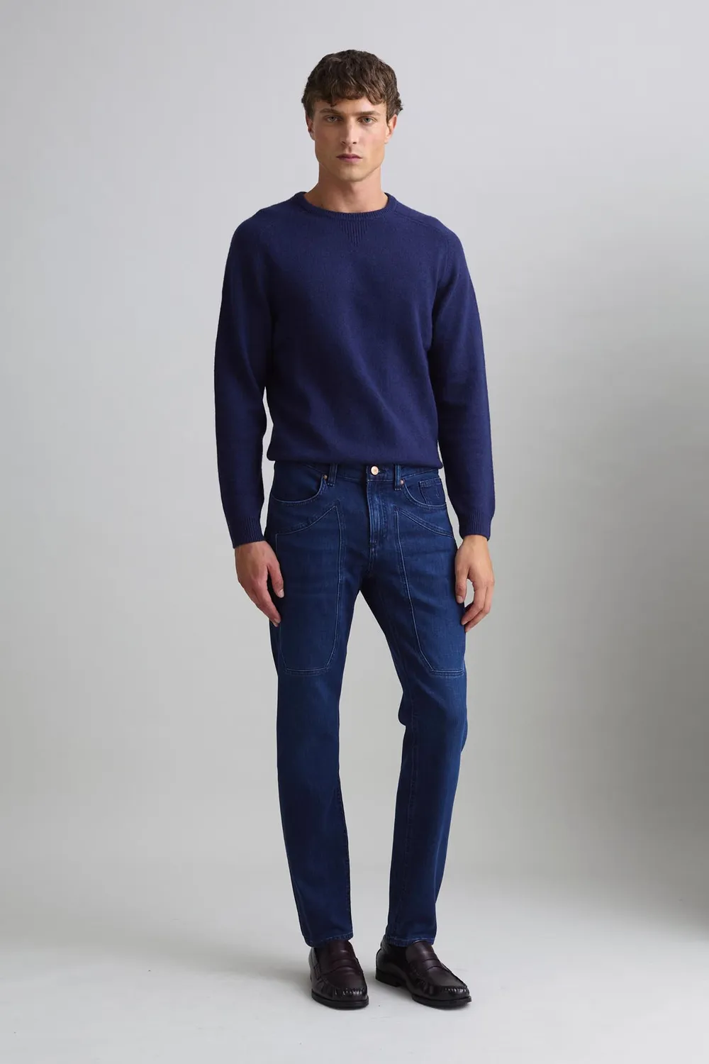 Jeckerson John Toppa Jeans Slim Fit Mittelblau Denim
