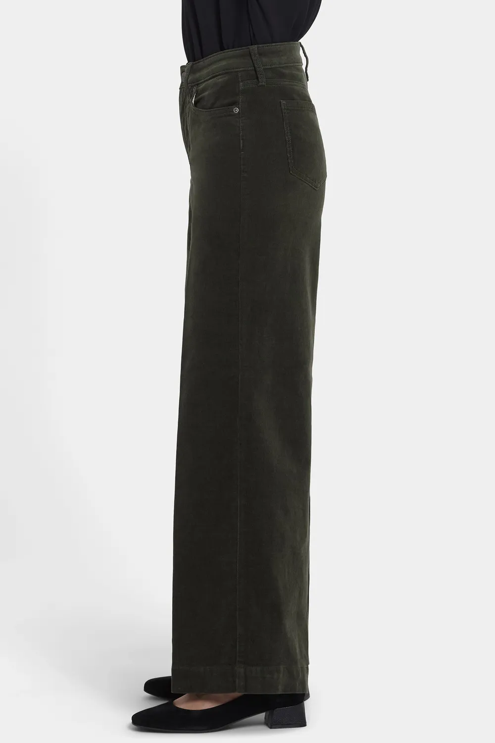NYDJ Teresa Wide Leg Cordhose Vine Leaf