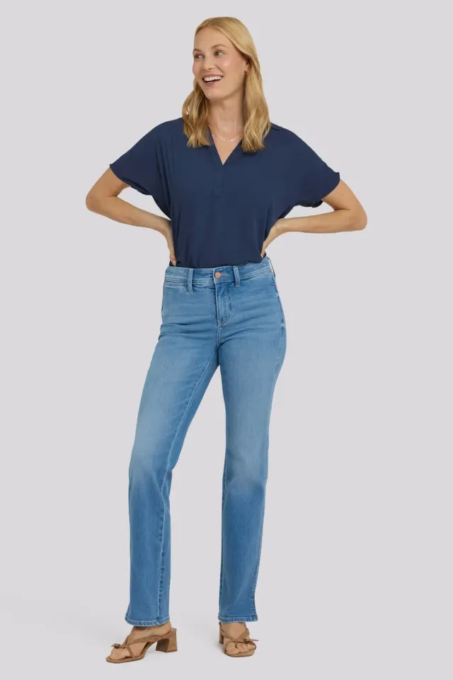 NYDJ Marilyn Straight Jeans Vista Lakes Gerade