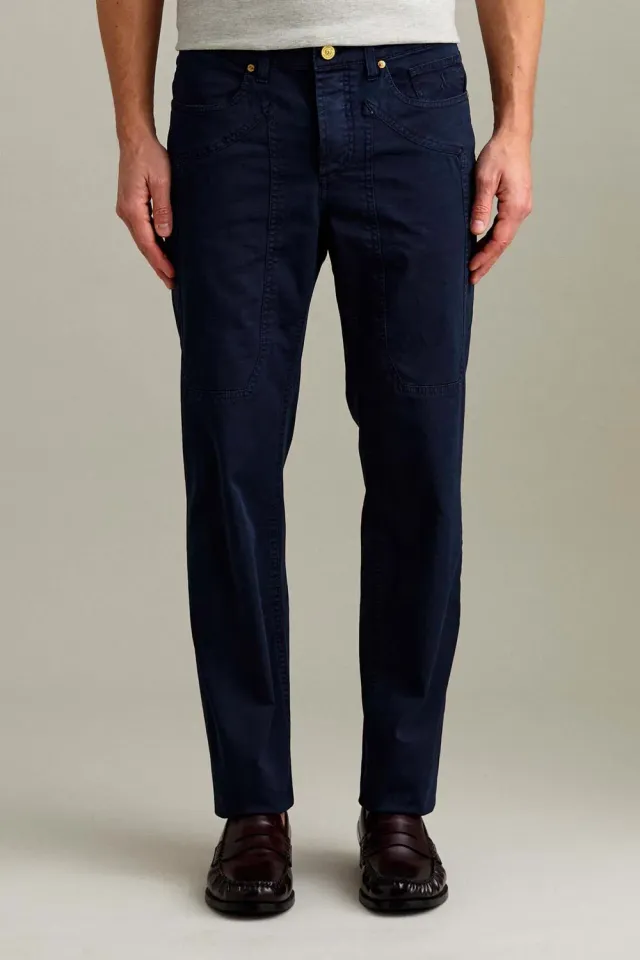 Jeckerson John Hose Slim Fit dunkelblau Herren