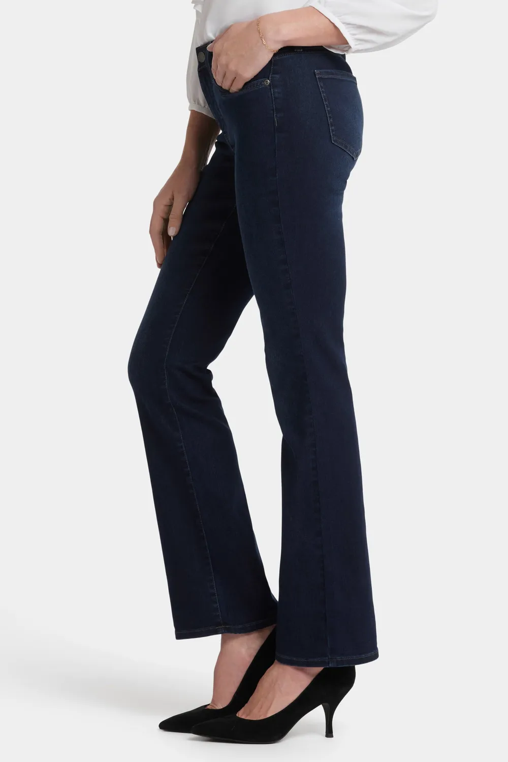 NYDJ Barbara Bootcut Jeans Burbank Wash mit Lift Tuck