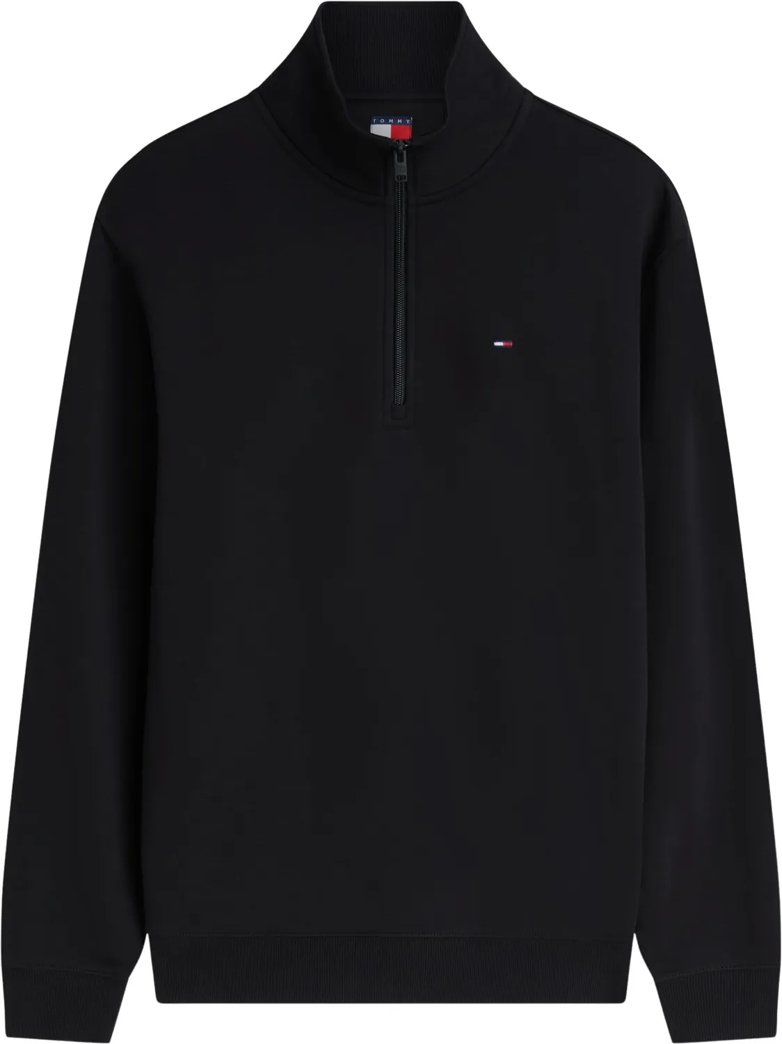 Tommy Jeans TJM Reg Fleece 1/4 Zip Sweatshirt XXL Schwarz Fleece