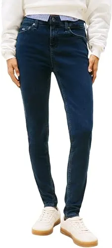 Tommy Jeans Nora Skinny Fit Jeans 27W/32L Blau Stretch-Denim