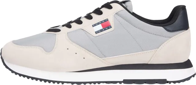 Tommy Jeans Eva Runner Leather Sneaker Herren 40 Beige