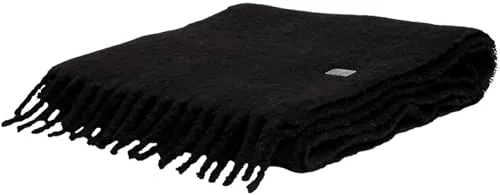 Tommy Jeans Heritage Solid Schal Damen Schwarz weich
