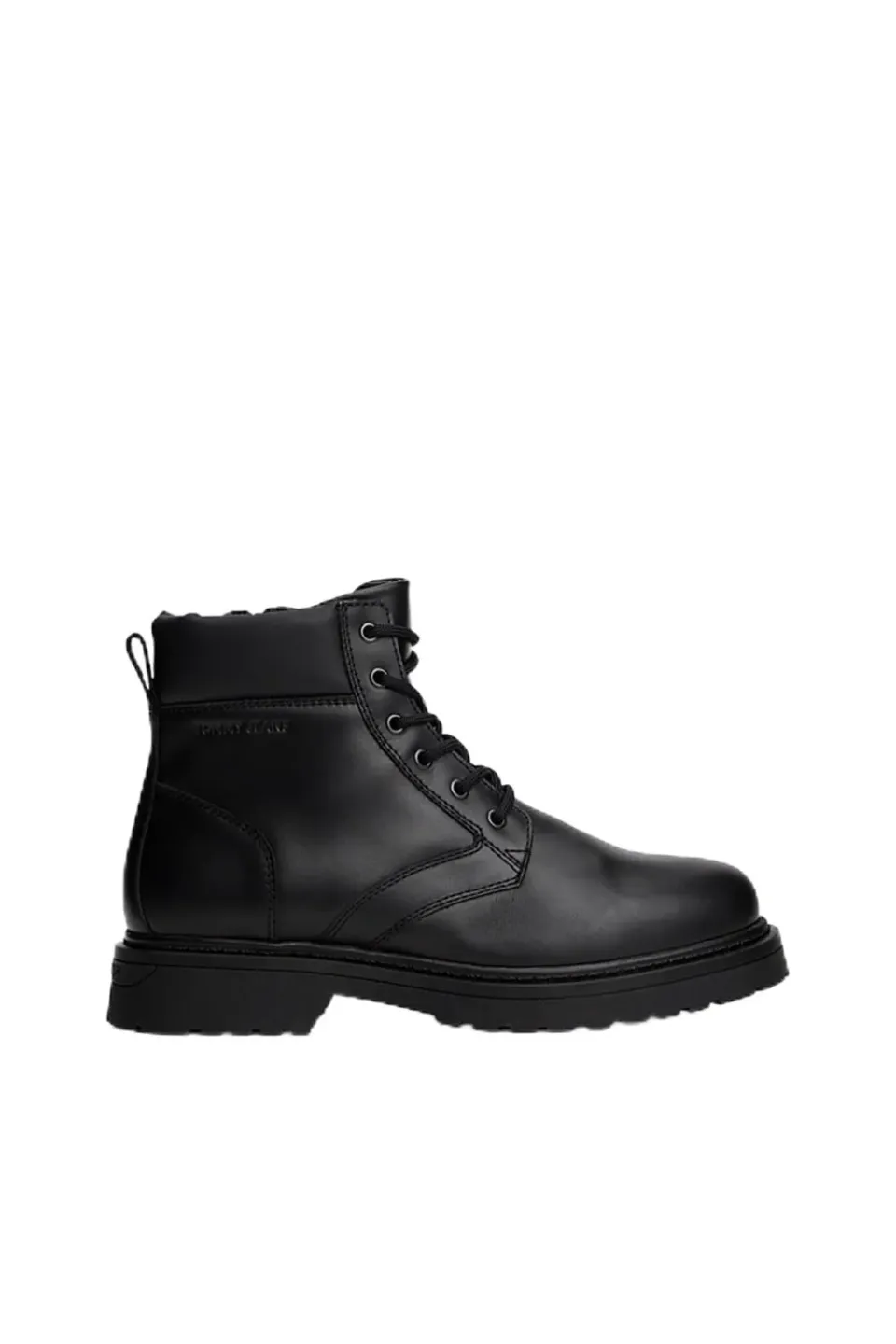 Tommy Jeans Mid Boot Schnürstiefel Schwarz 41 Leder