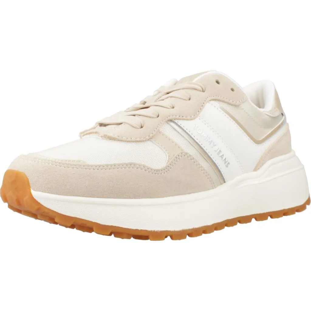 Tommy Jeans Cleated Runner Sneaker Damen Wildleder
