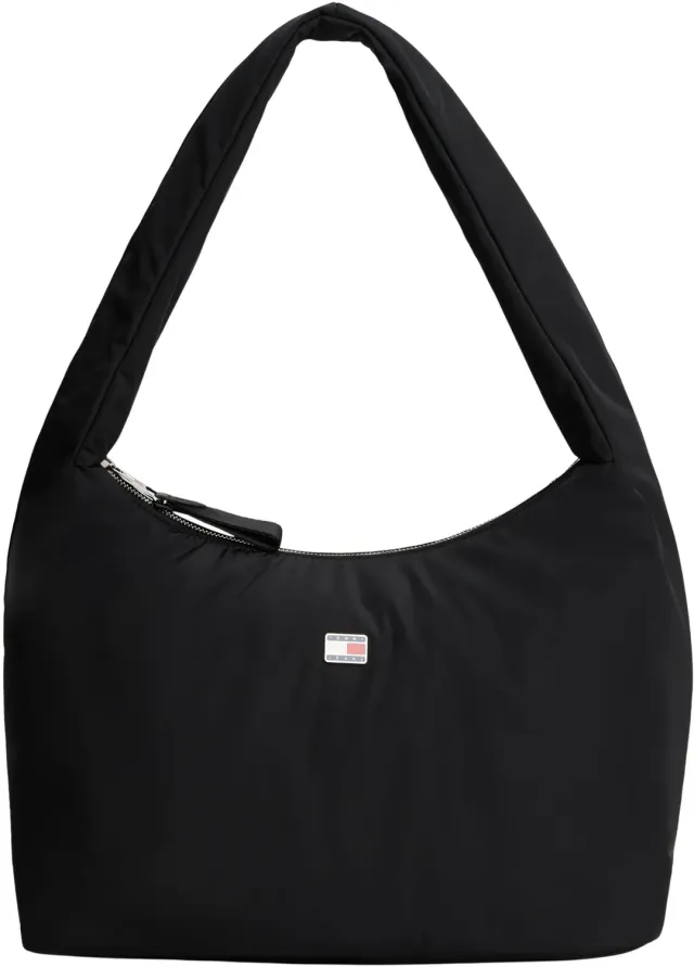 Tommy Jeans Urban Hobo Schultertasche Nylon Schwarz