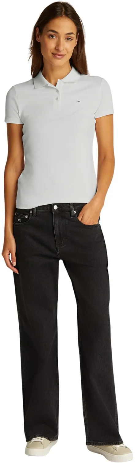 Tommy Jeans Essential Stretch Poloshirt Kurzarm Slim
