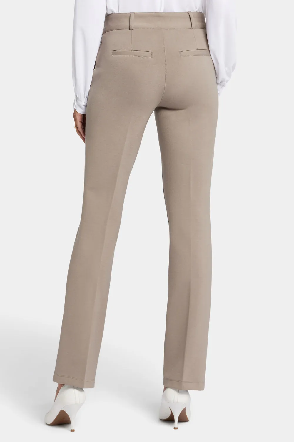 NYDJ Classic Trouser Hose Saddlewood beige Ponte
