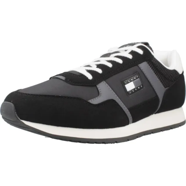 Tommy Jeans TJM Runner Casual Sportschuh Schwarz