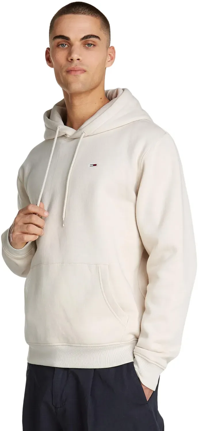 Tommy Jeans TJM Reg Flag Hoodie Beige XS Kapuzenpulli