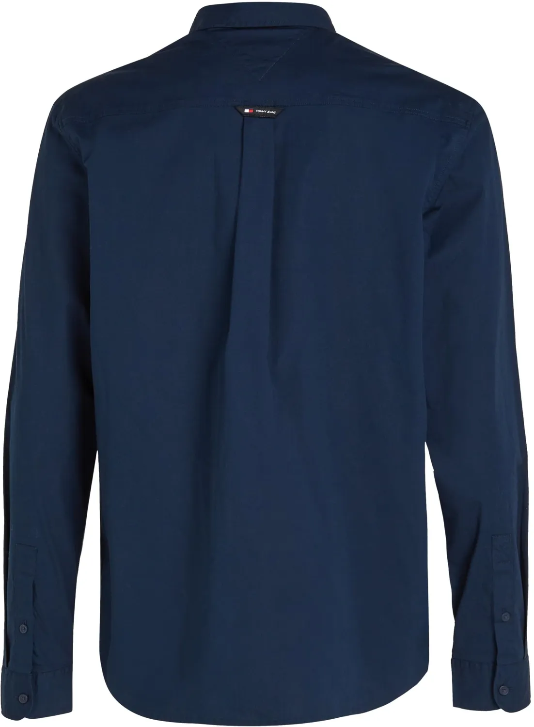 Tommy Jeans Poplin Shirt Herren Hemd XXS Blau Langarm