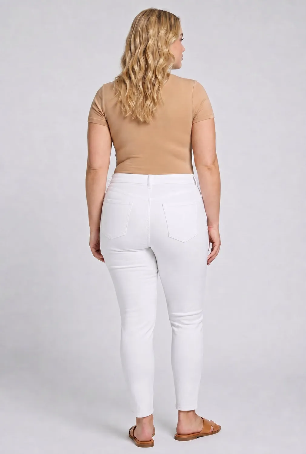 NYDJ Ami Skinny Plus Size Jeans Optic White