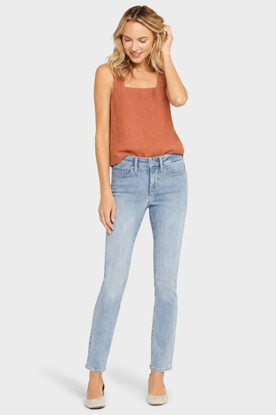 NYDJ Sheri Slim Jeans Haley blau slim
