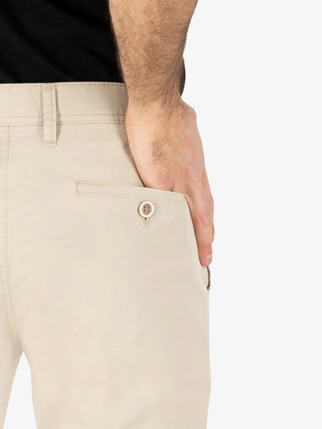 Club of Comfort Garvey 5107 Chinohose hellbeige Pima