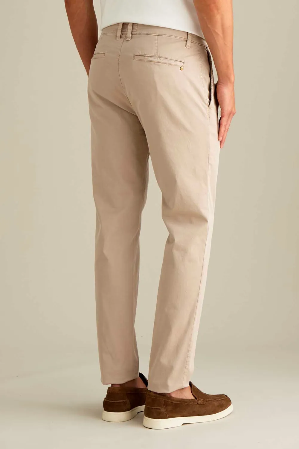 Jeckerson Jack Chino Hose Slim Fit Beige Baumwolle