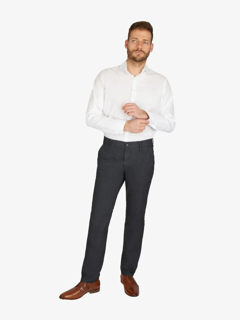 Club of Comfort Garvey 7631 Chino marine melange Woll-Look