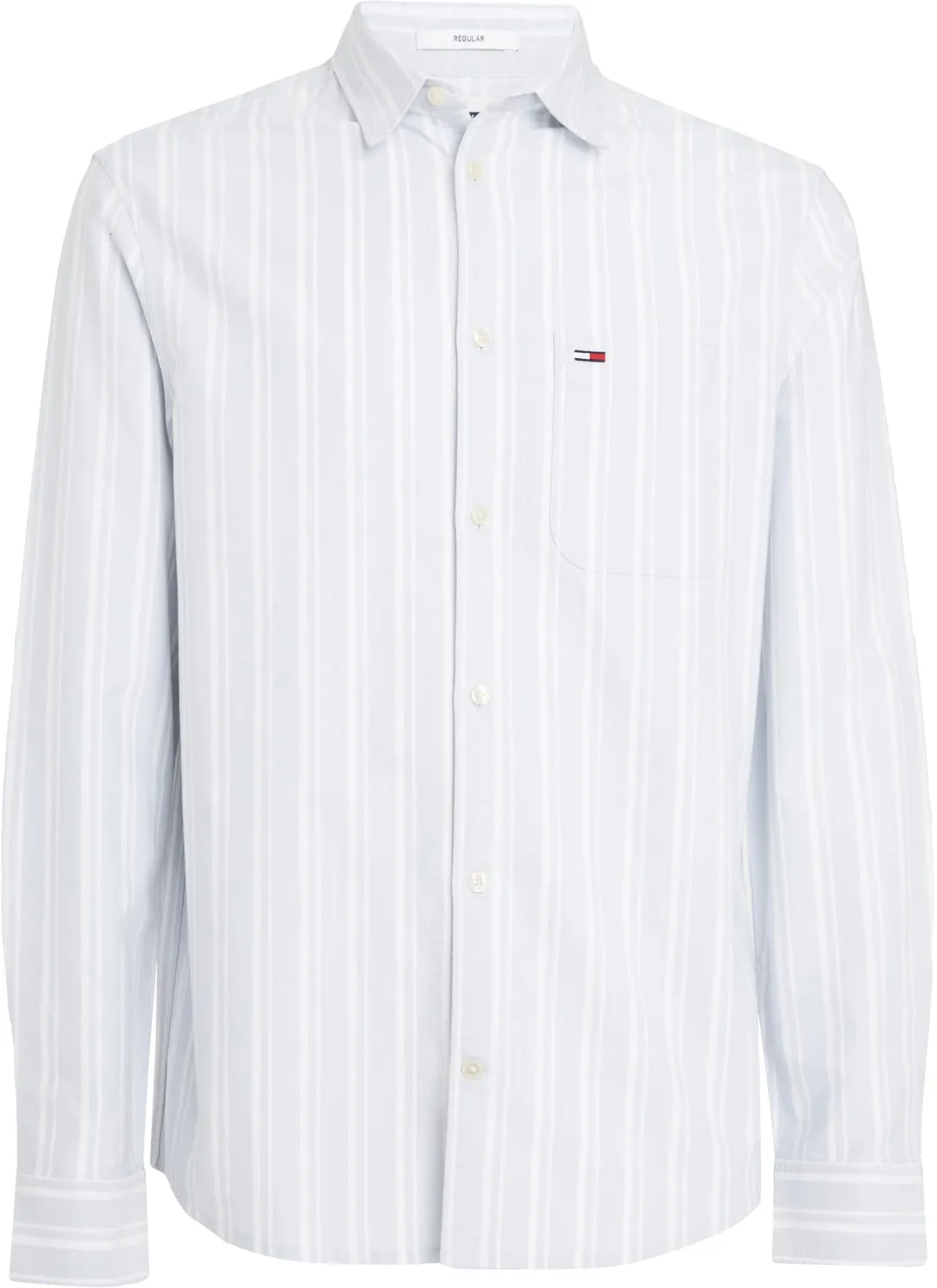 Tommy Jeans Herren Hemd XS Baumwollhemd Knopfleiste