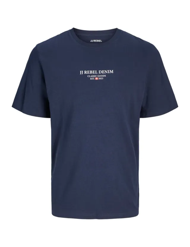 JJ Rebel Jrebjeans Rebel Print T-Shirt Herren Print Baumwolle