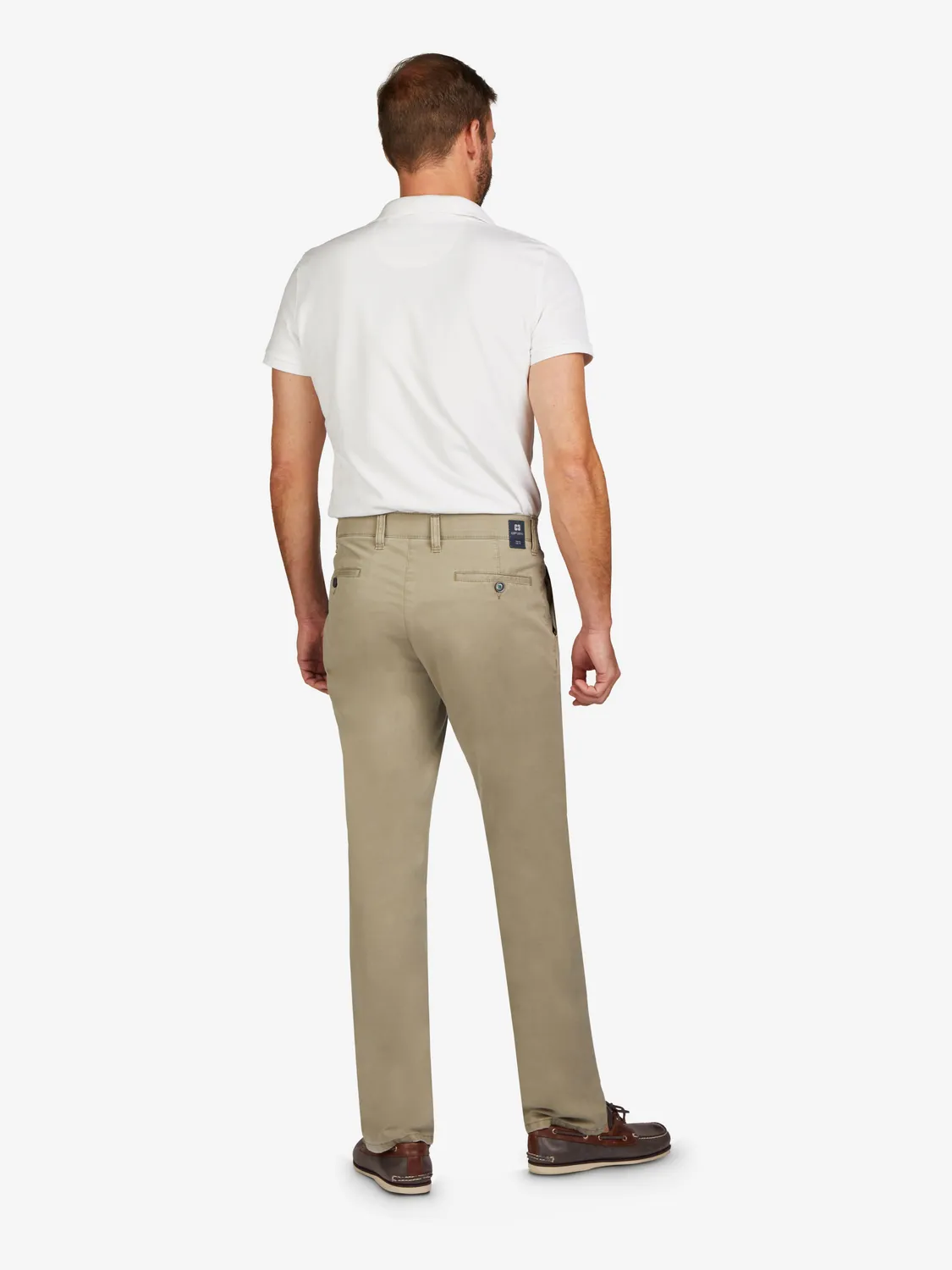 Club of Comfort Denver 7901 Chino Hose grau-beige Stretch