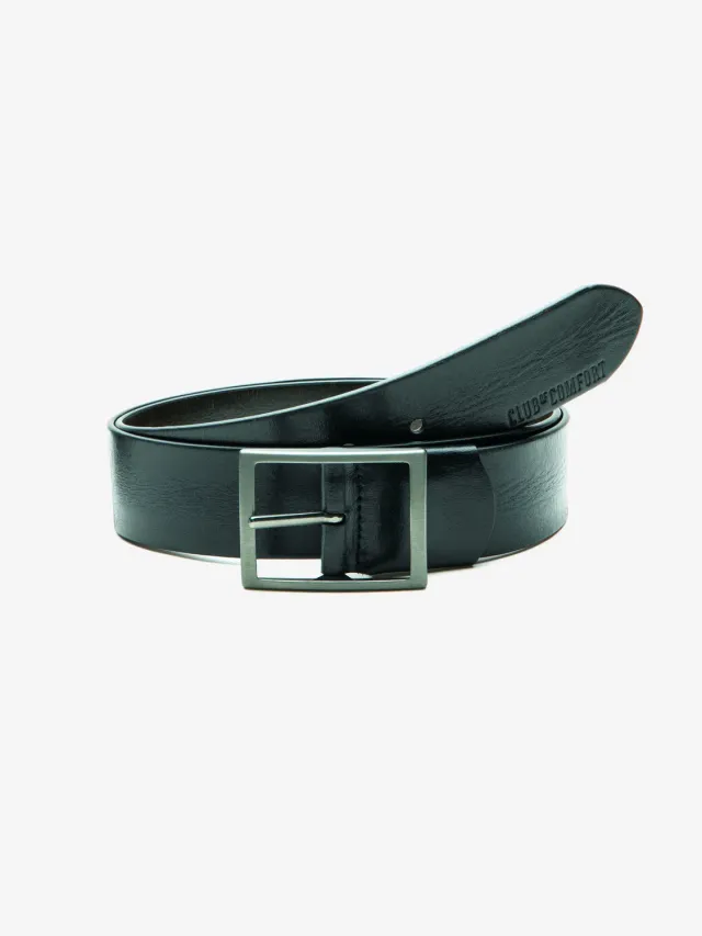Club of Comfort Leder A A80 Gürtel schwarz/braun Echtleder