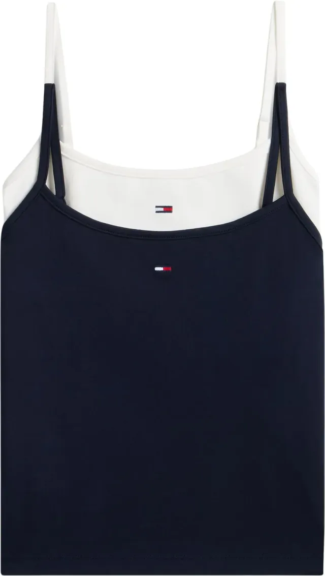 Tommy Jeans Essential Strap Top Damen XL 2er Pack Stretch
