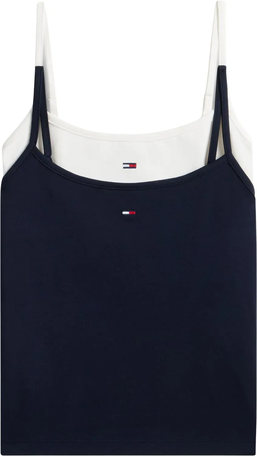 Tommy Jeans Essential Strap Top Damen XL 2er Pack Stretch