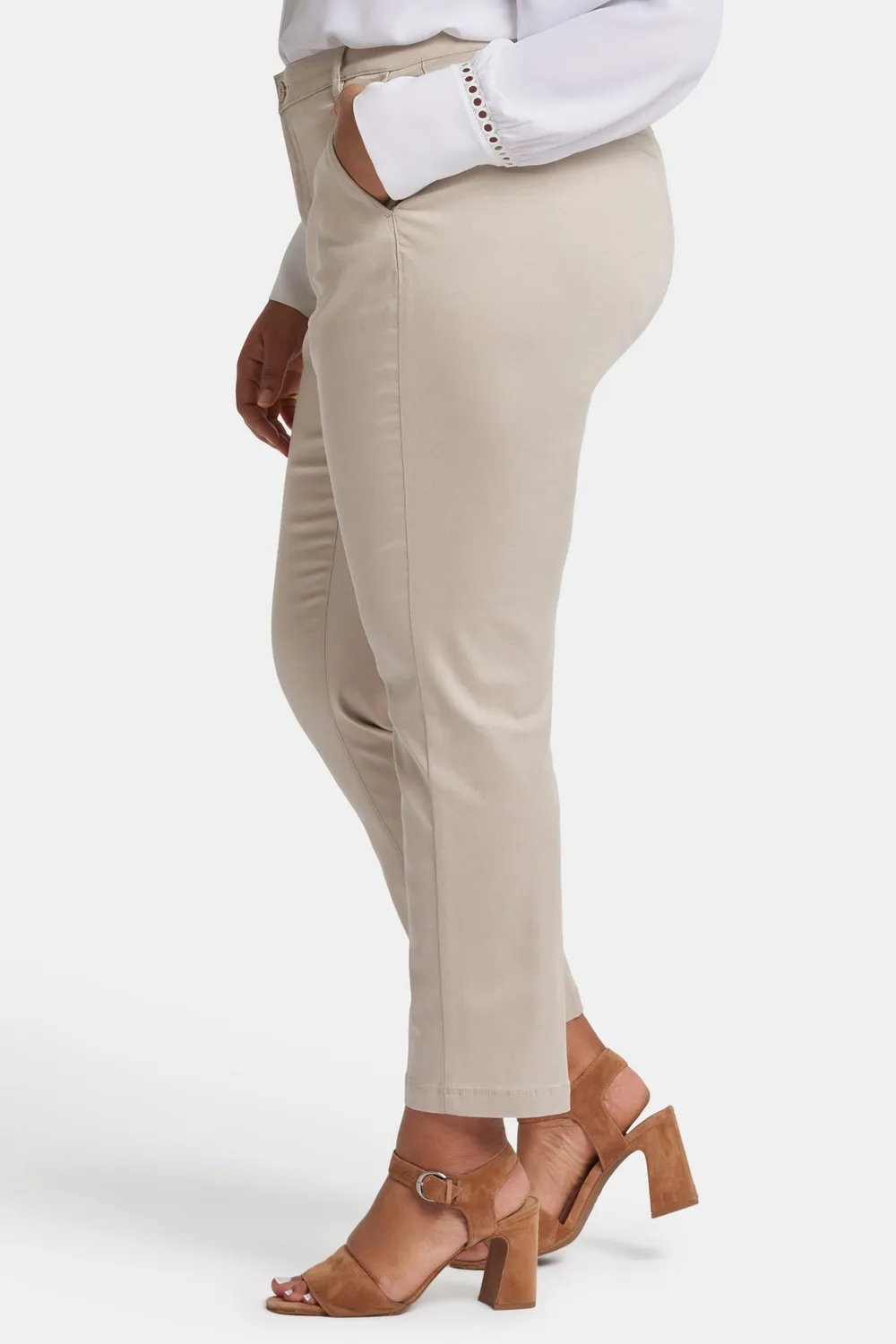 NYDJ Sadie Slim Hose Feather Plus Stretch-Twill