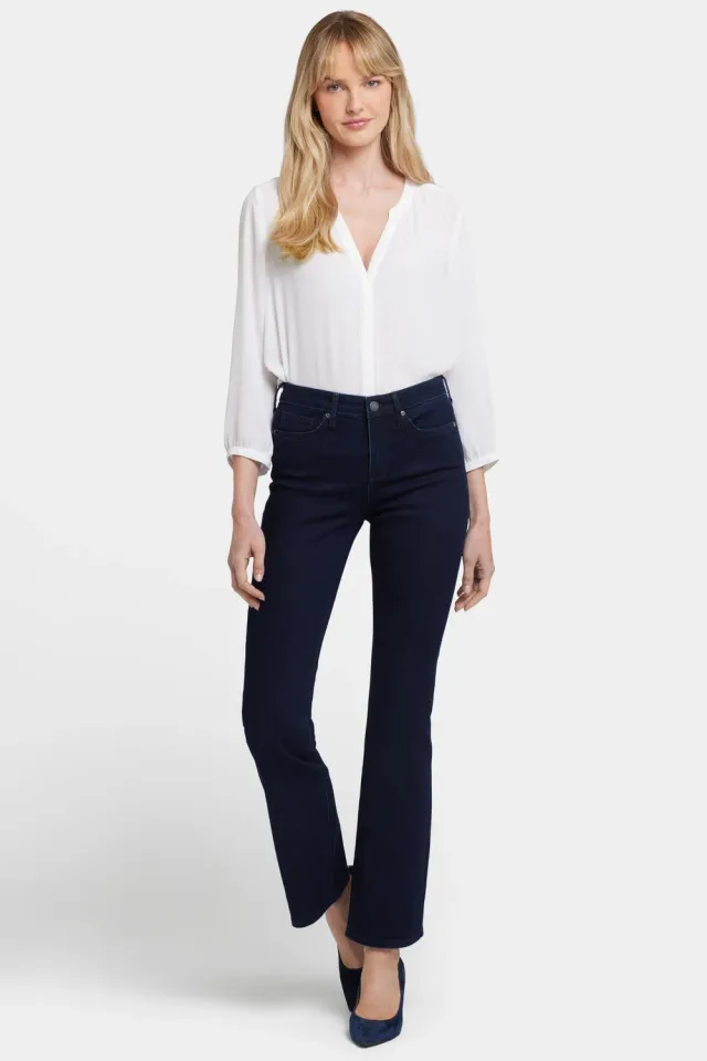 NYDJ Barbara Bootcut Jeans Dark Enzyme Blau