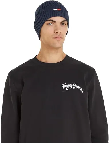 Tommy Jeans Flag Rib Beanie Strickmütze Wintermütze