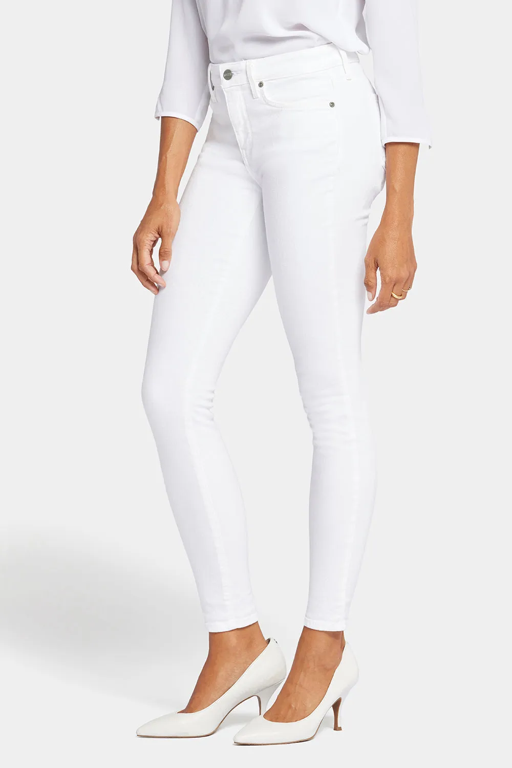 NYDJ Ami Skinny Jeans Optic White Petite