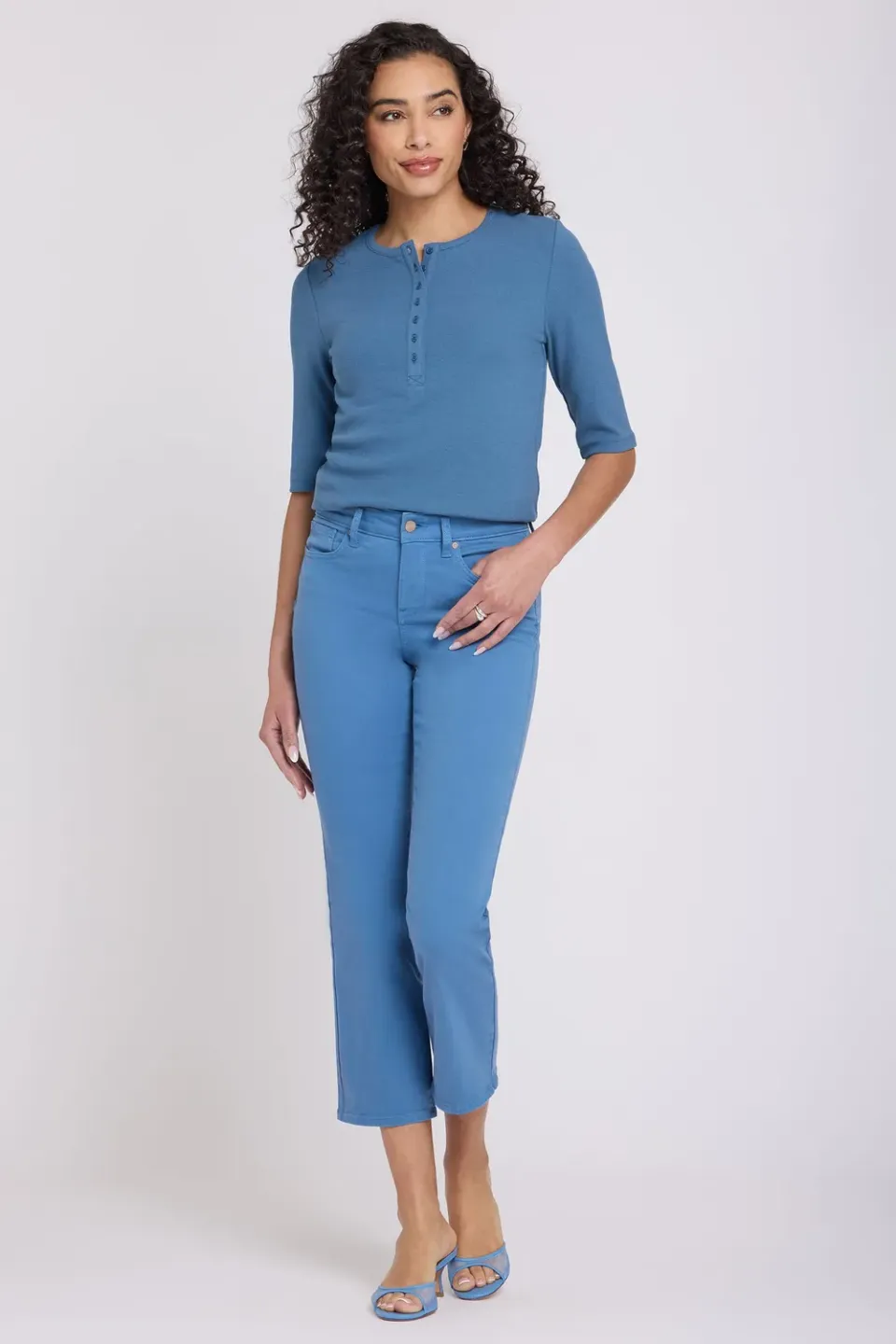 NYDJ Marilyn Straight Ankle-Jeans Seven Seas