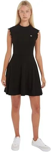 Tommy Jeans Fit & Flare Dress Kleid ärmellos Damen